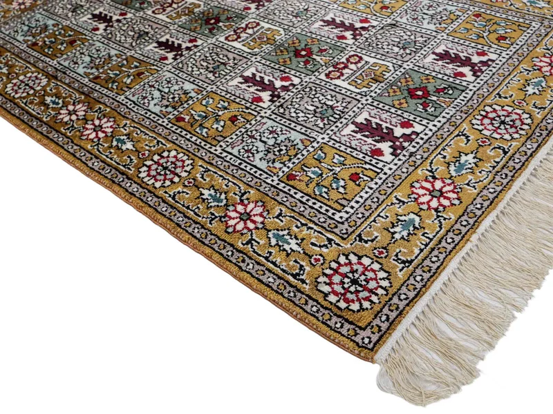 China Seide Teppich 63x92cm - Orientteppich - mehrfarbig