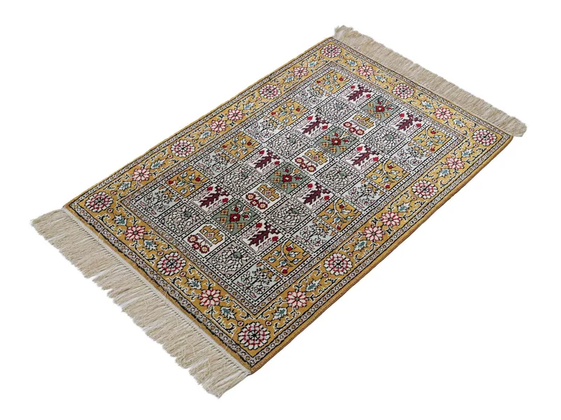 China Seide Teppich 63x92cm - Orientteppich - mehrfarbig