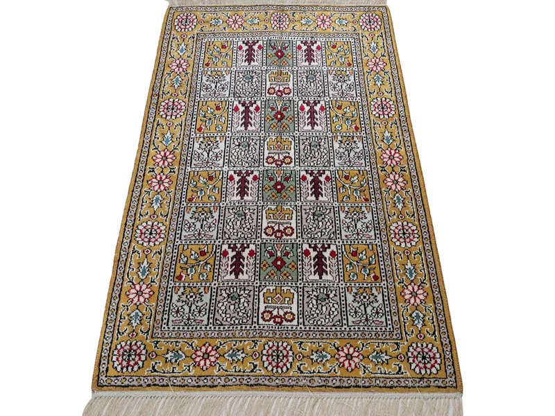 China Seide Teppich 63x92cm - Orientteppich - mehrfarbig