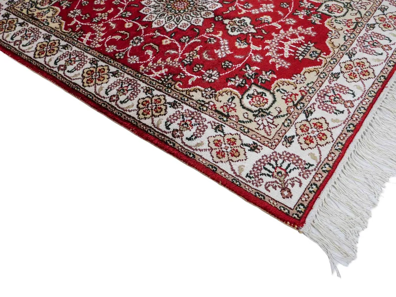 China Seide Teppich 62x91cm - Orientteppich - rot