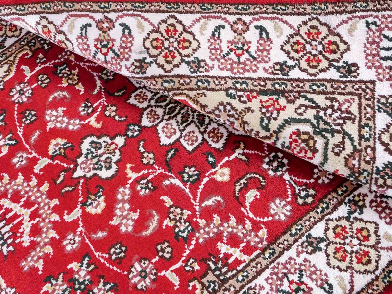 China Seide Teppich 62x91cm - Orientteppich - rot