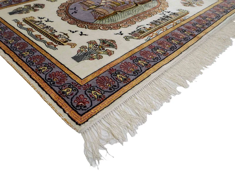 China Seide Teppich 95x121cm - Orientteppich