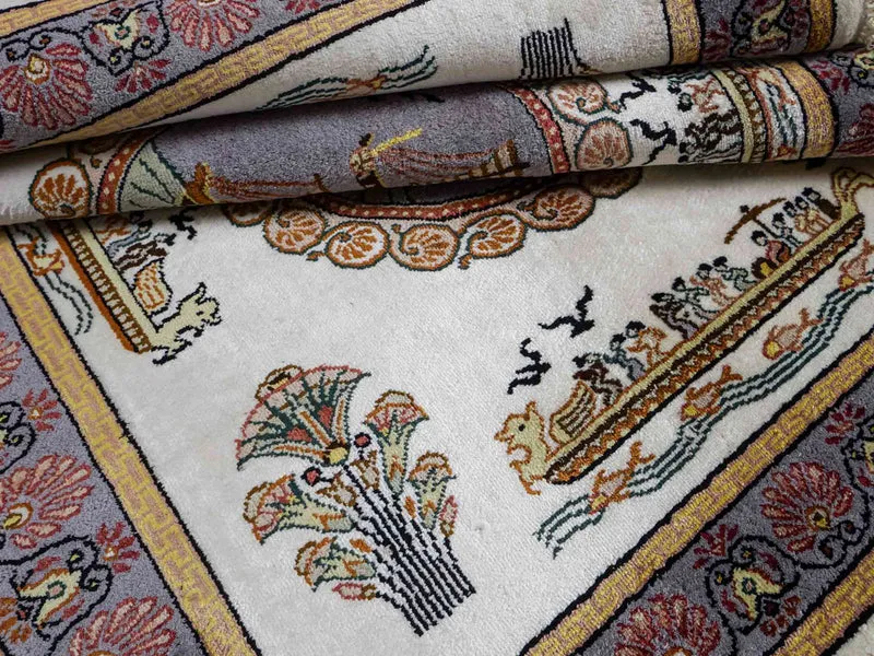 China Seide Teppich 95x121cm - Orientteppich