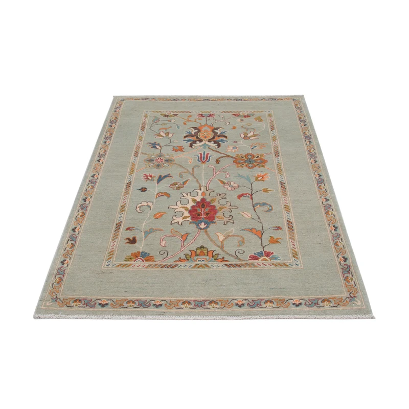 Ziegler Teppich 120x180cm - Orientteppich - hellgrün