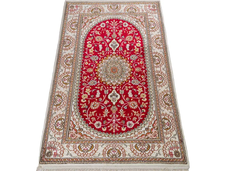 China Seide Teppich 78x120cm - Orientteppich - rot