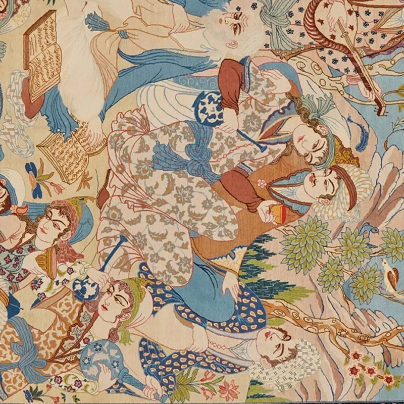 Isfahan · Handgeknüpft – Bunt, 290x194 cm