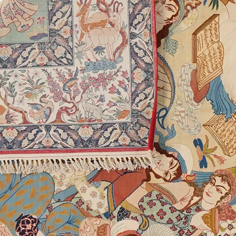 Isfahan · Handgeknüpft – Bunt, 290x194 cm