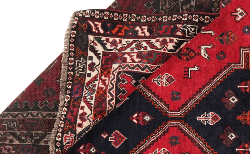 Shiraz · Handgeknüpft – Rot, 302x221 cm