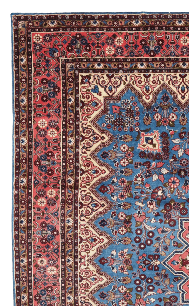 Mehreban · Handgeknüpft – Blau, 289x257 cm