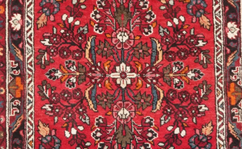 Mehreban · Handgeknüpft – Rot, 447x85 cm