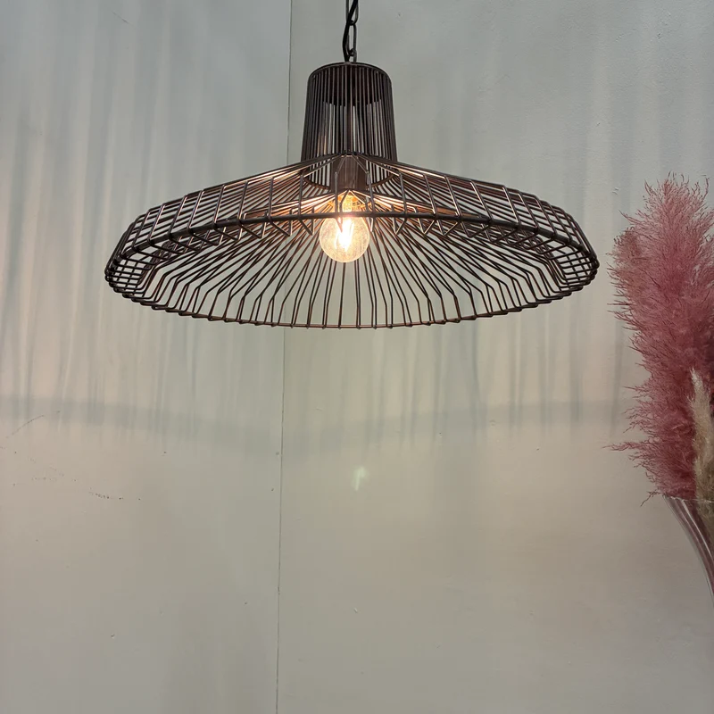 Light & Living Hängelampe Kasper 55cm Metall Kupfer Gebraucht