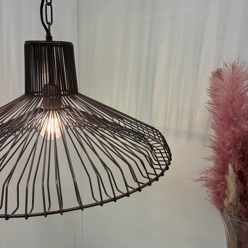 Light & Living Hängelampe Kasper 55cm Metall Kupfer Gebraucht