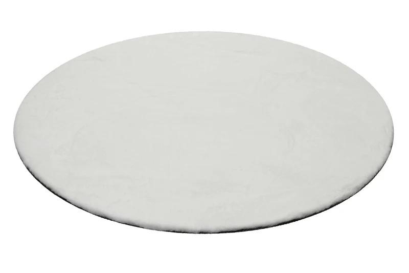 Esprit Teppich Rund Weiß und sehr flauschig Hochflor "Alice"
