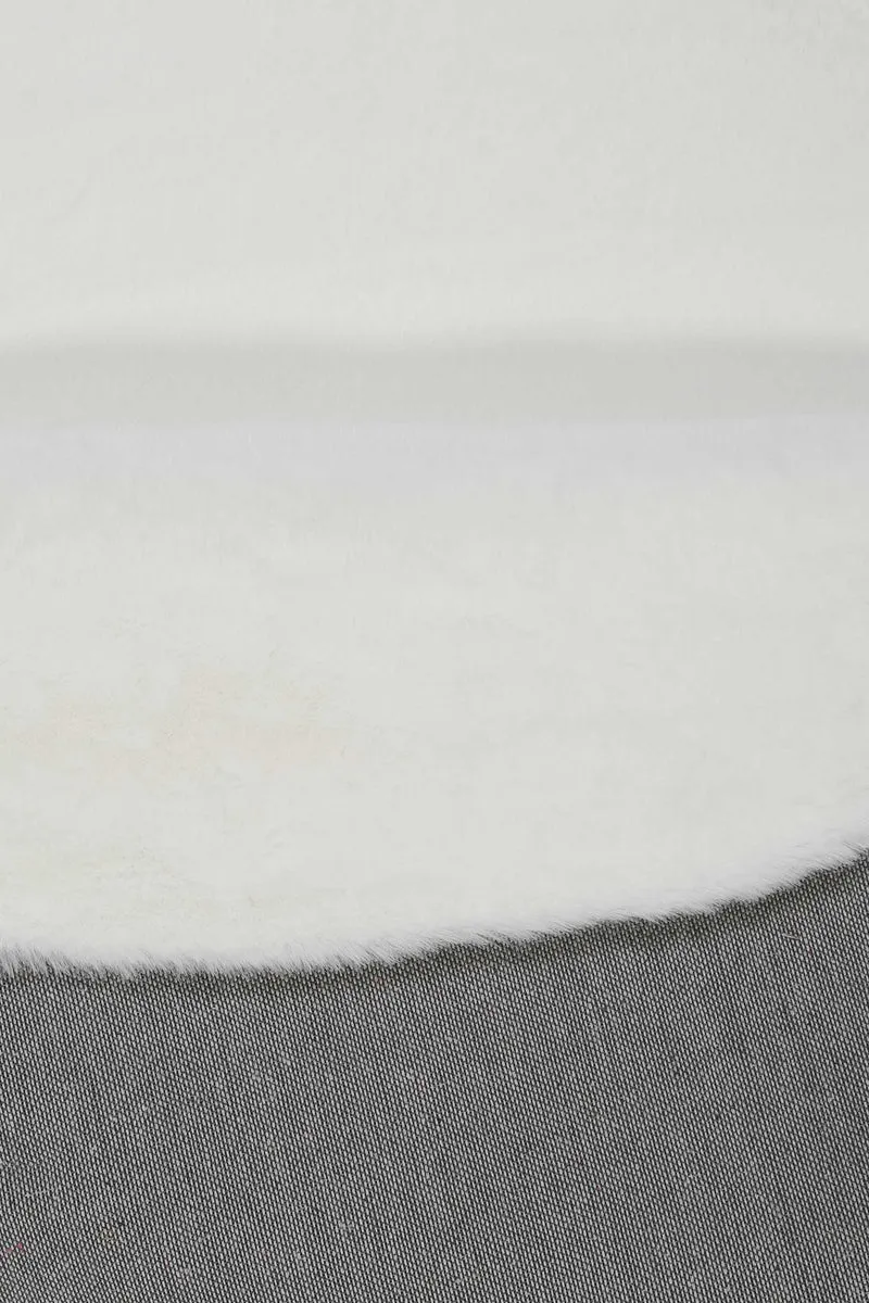 Esprit Teppich Rund Weiß und sehr flauschig Hochflor "Alice"