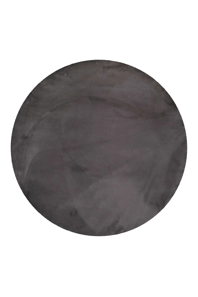 Esprit Teppich Rund Anthrazit und sehr flauschig Hochflor "Alice"