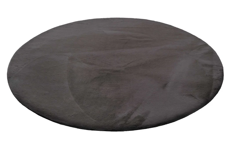 Esprit Teppich Rund Anthrazit und sehr flauschig Hochflor "Alice"