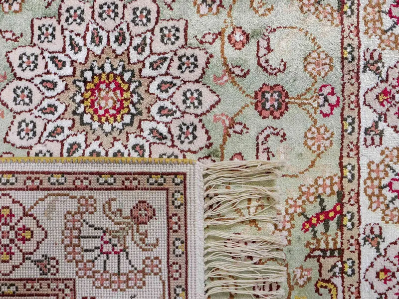 China Seide Teppich 63x92cm - Orientteppich - sand