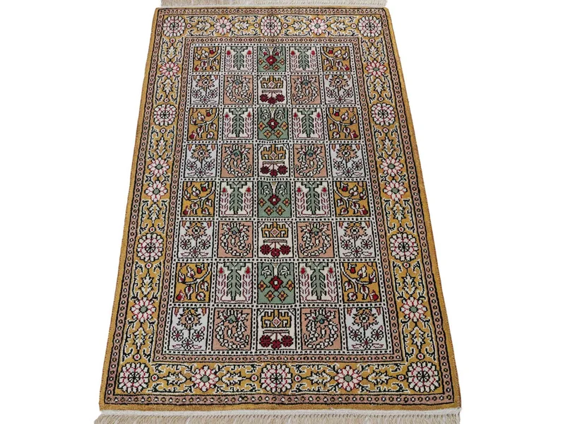China Seide Teppich 62x92cm - Orientteppich - mehrfarbig