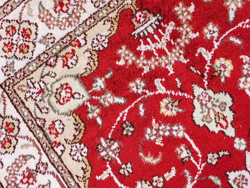 China Seide Teppich 62x89cm - Orientteppich - rot