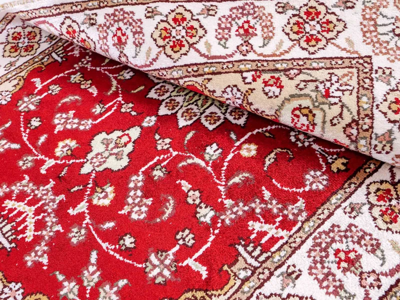 China Seide Teppich 62x89cm - Orientteppich - rot