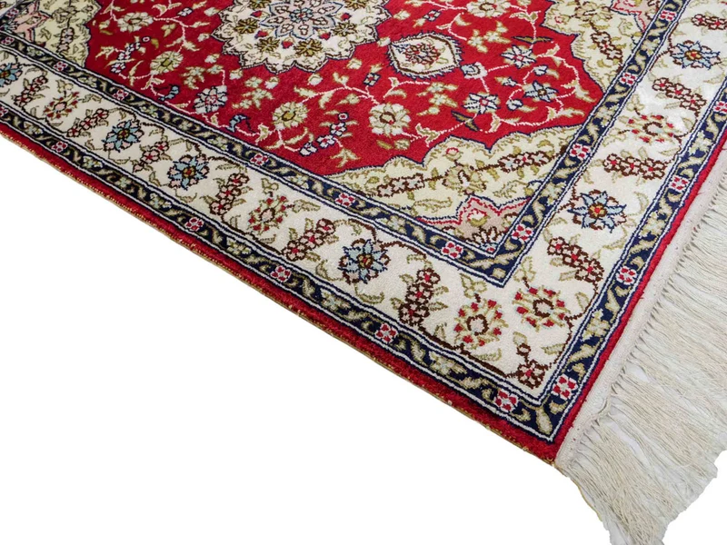 China Seide Teppich 60x92cm - Orientteppich - rot