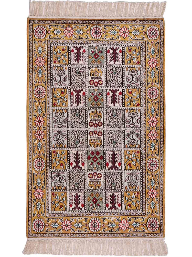 China Seide Teppich 64x92cm - Orientteppich - mehrfarbig