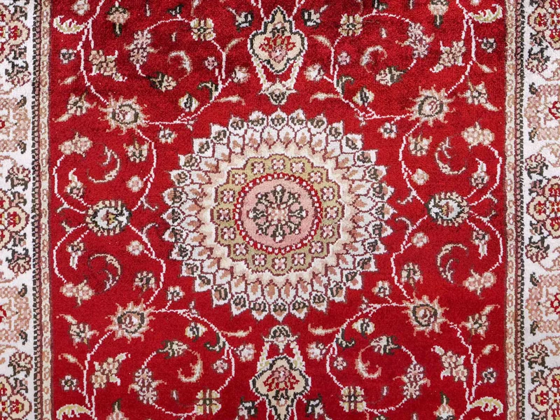 China Seide Teppich 77x117cm - Orientteppich - rot