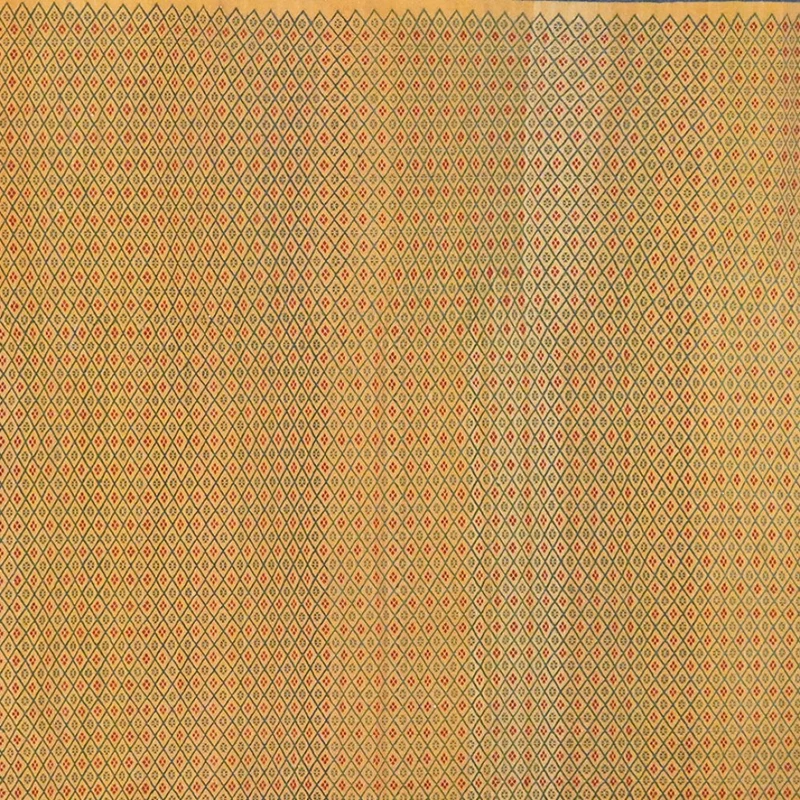 Sumak Afshar · Handgewebt – Gelb, 265x219 cm