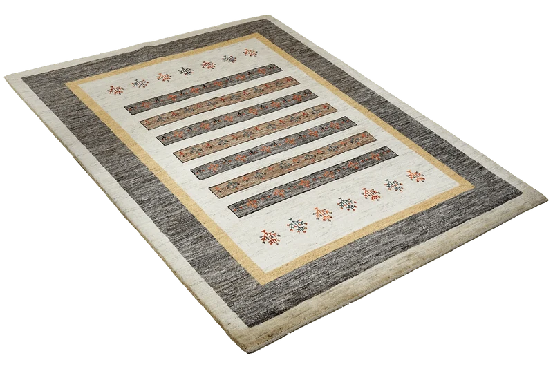Gabbeh Sonnat · Handgeknüpft – Beige, 203x152 cm