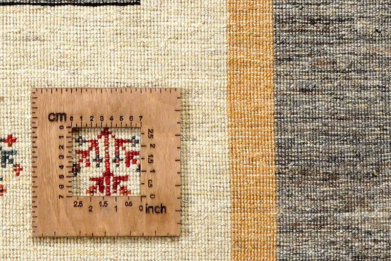 Gabbeh Sonnat · Handgeknüpft – Beige, 203x152 cm