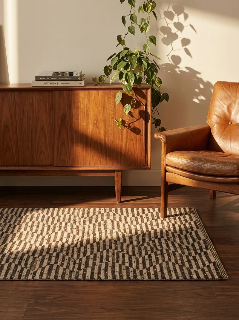 Rizbaf · Handgeknüpft – Beige, 126x82 cm