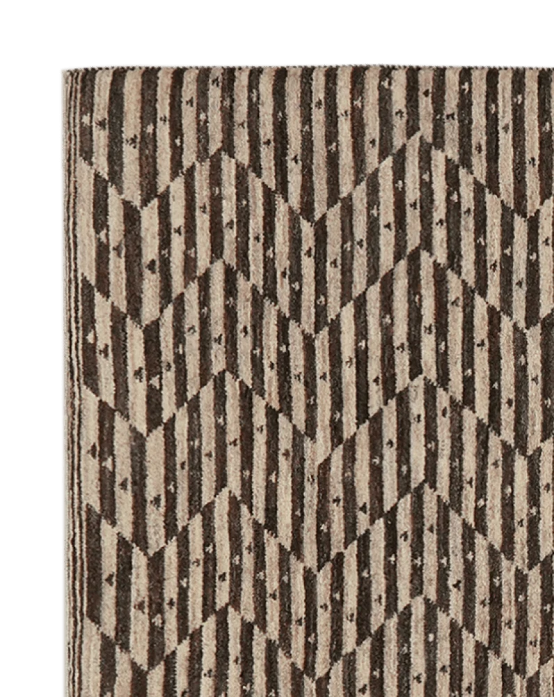 Rizbaf · Handgeknüpft – Beige, 126x82 cm