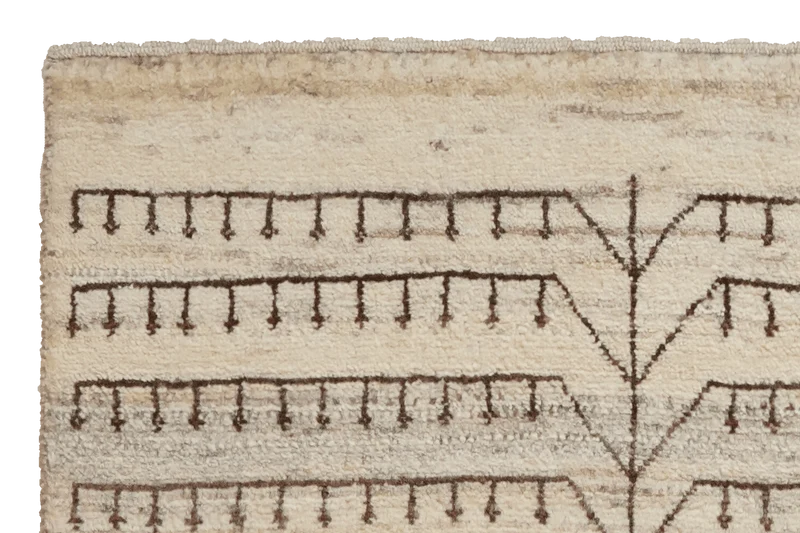 Rizbaf · Handgeknüpft – Beige, 128x80 cm