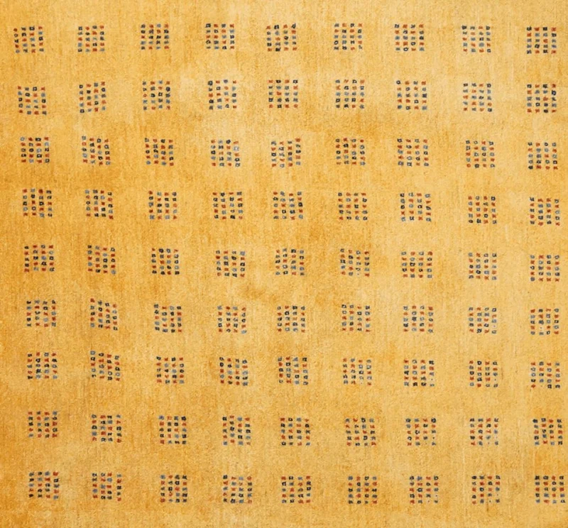 Rizbaf · Handgeknüpft – Gelb, 269x200 cm