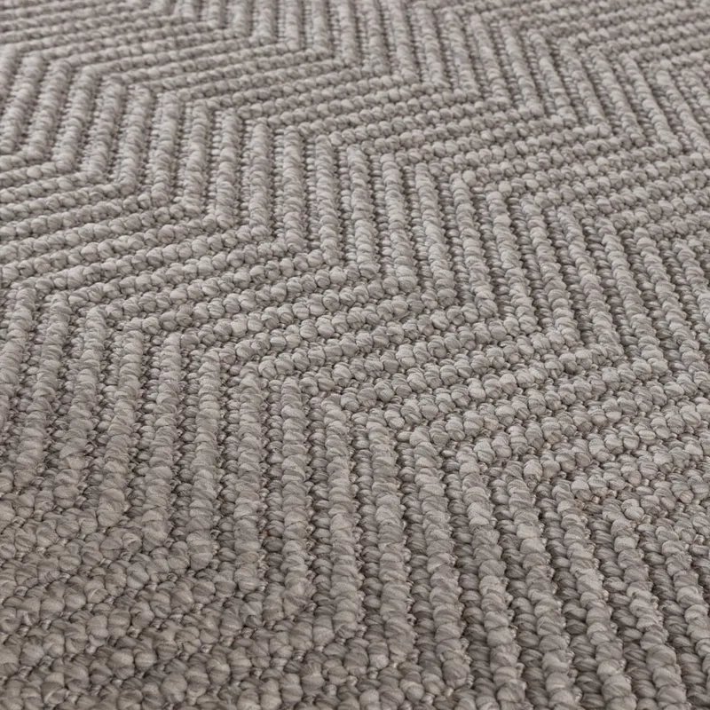 Nachhaltiger Teppich - Lorre Lines Grau Anthrazit