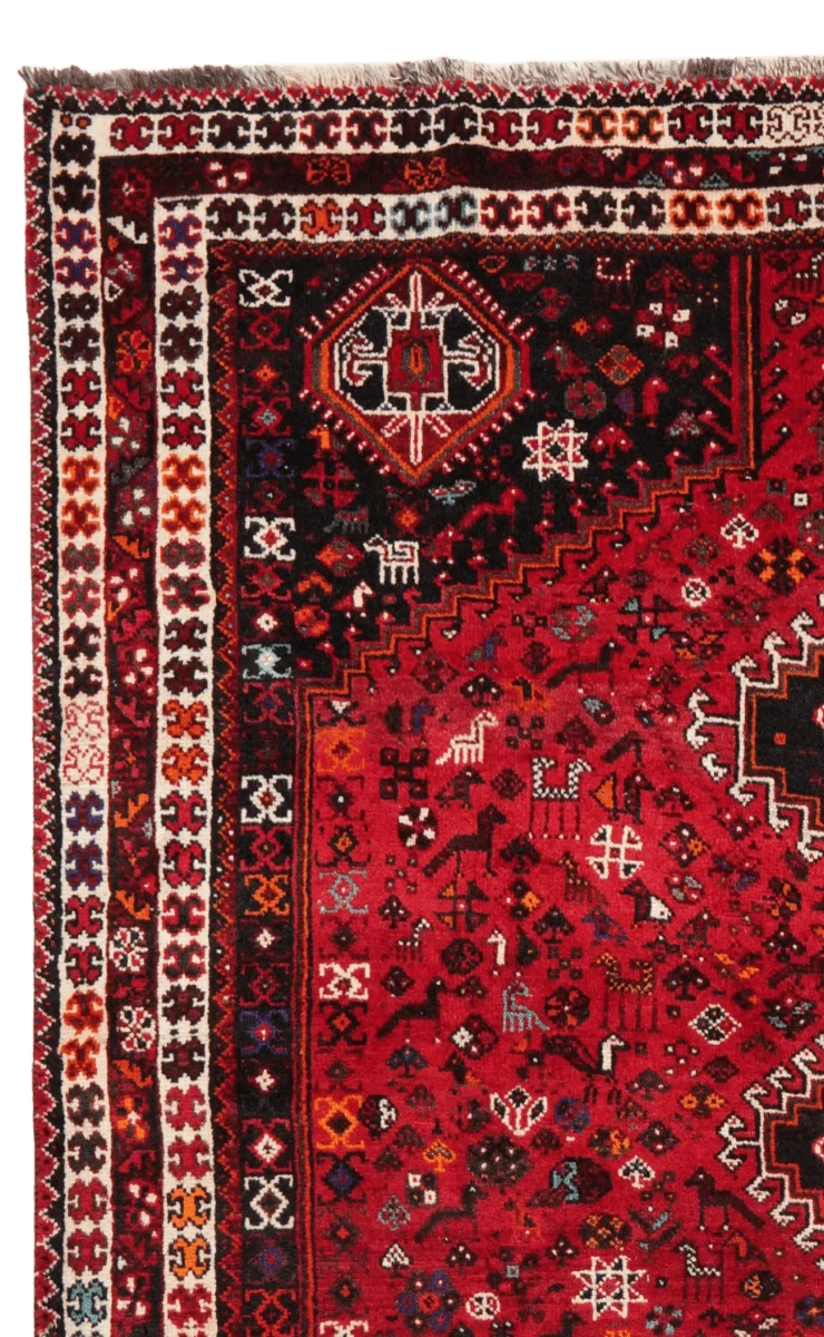 Shiraz · Handgeknüpft – Rot, 318x227 cm