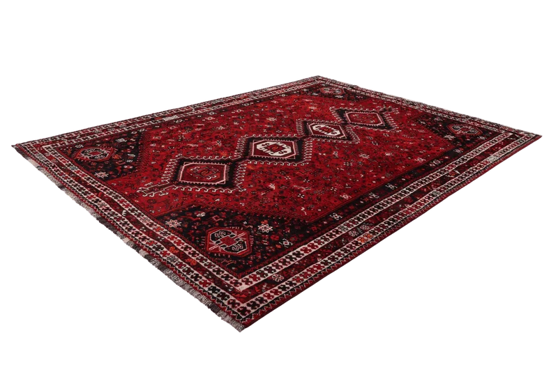 Shiraz · Handgeknüpft – Rot, 318x227 cm