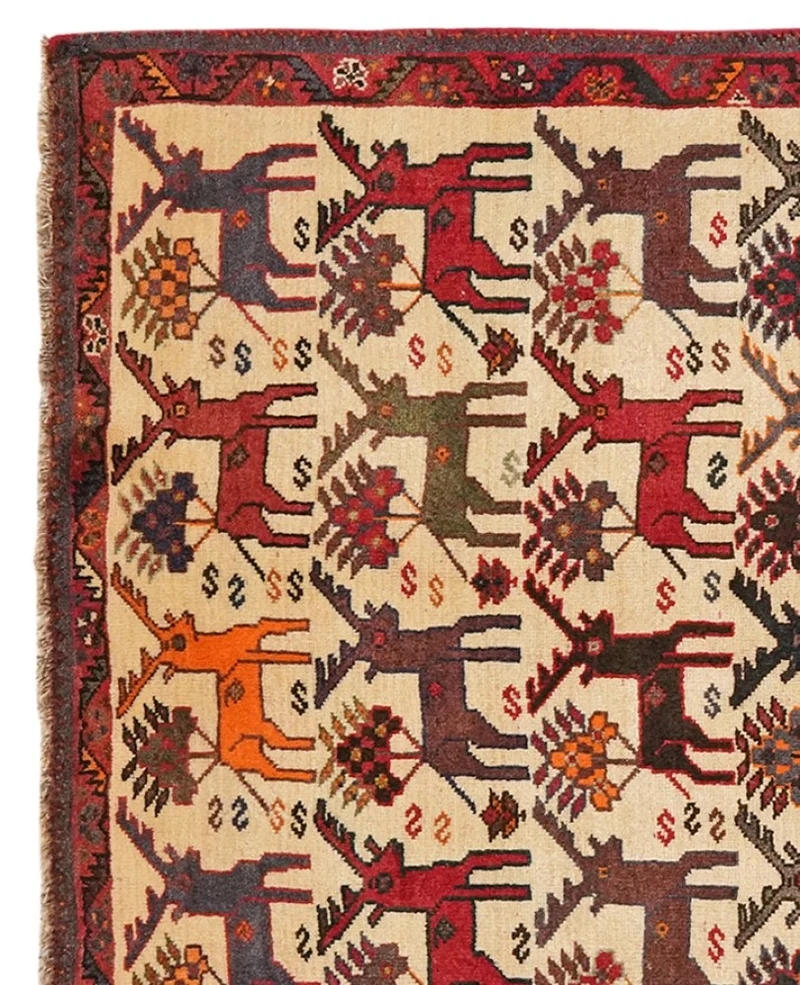 Gashgai · Handgeknüpft – Beige, 161x102 cm