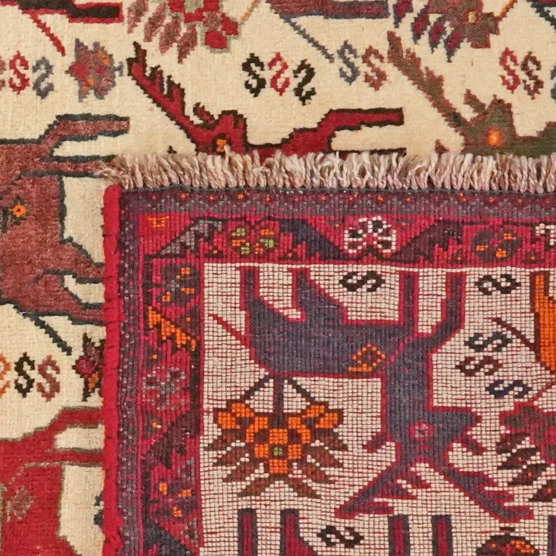 Gashgai · Handgeknüpft – Beige, 161x102 cm