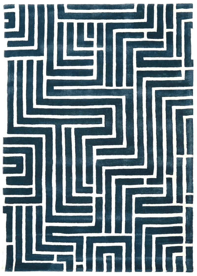 Skyline · Handgetuftet – Blau, 240x170 cm