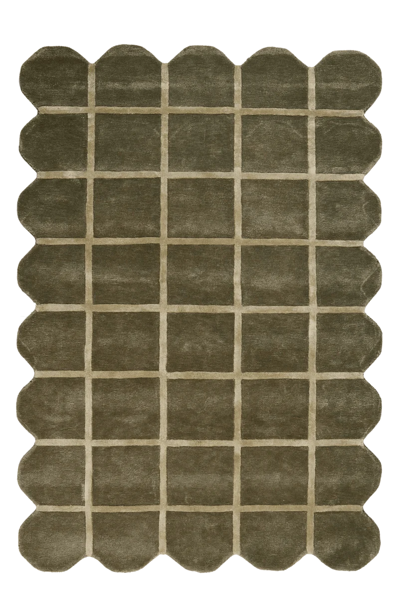 Claire · Handgetuftet – Grün, 160x230 cm