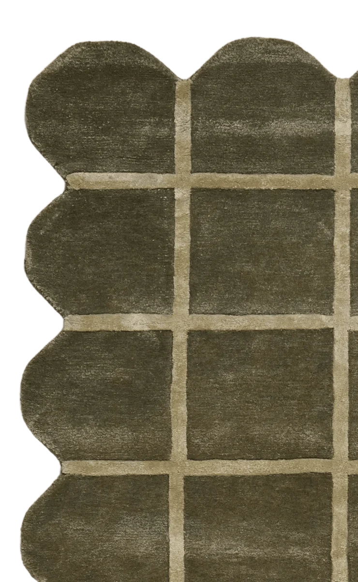 Claire · Handgetuftet – Grün, 160x230 cm