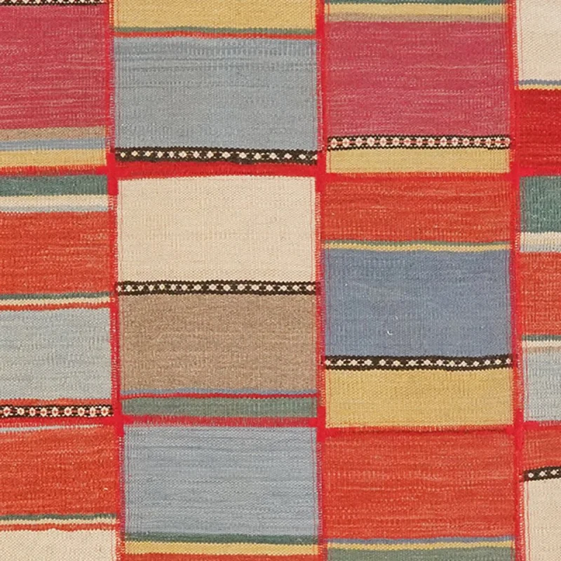 Kelim Tekkeh · Handgewebt – Bunt, 190x110 cm
