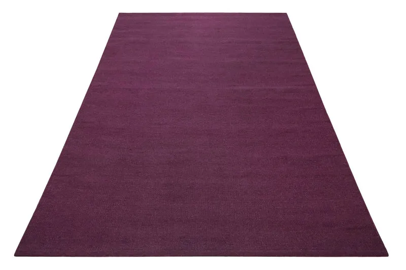 Esprit Kelim Teppich Lila Violett aus Wolle "Maya 2.0"