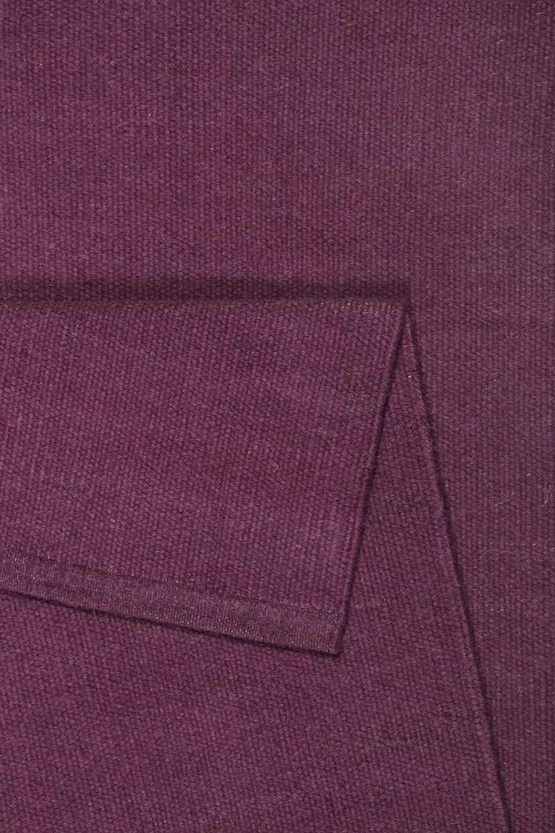Esprit Kelim Teppich Lila Violett aus Wolle "Maya 2.0"