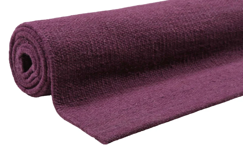 Esprit Kelim Teppich Lila Violett aus Wolle "Maya 2.0"