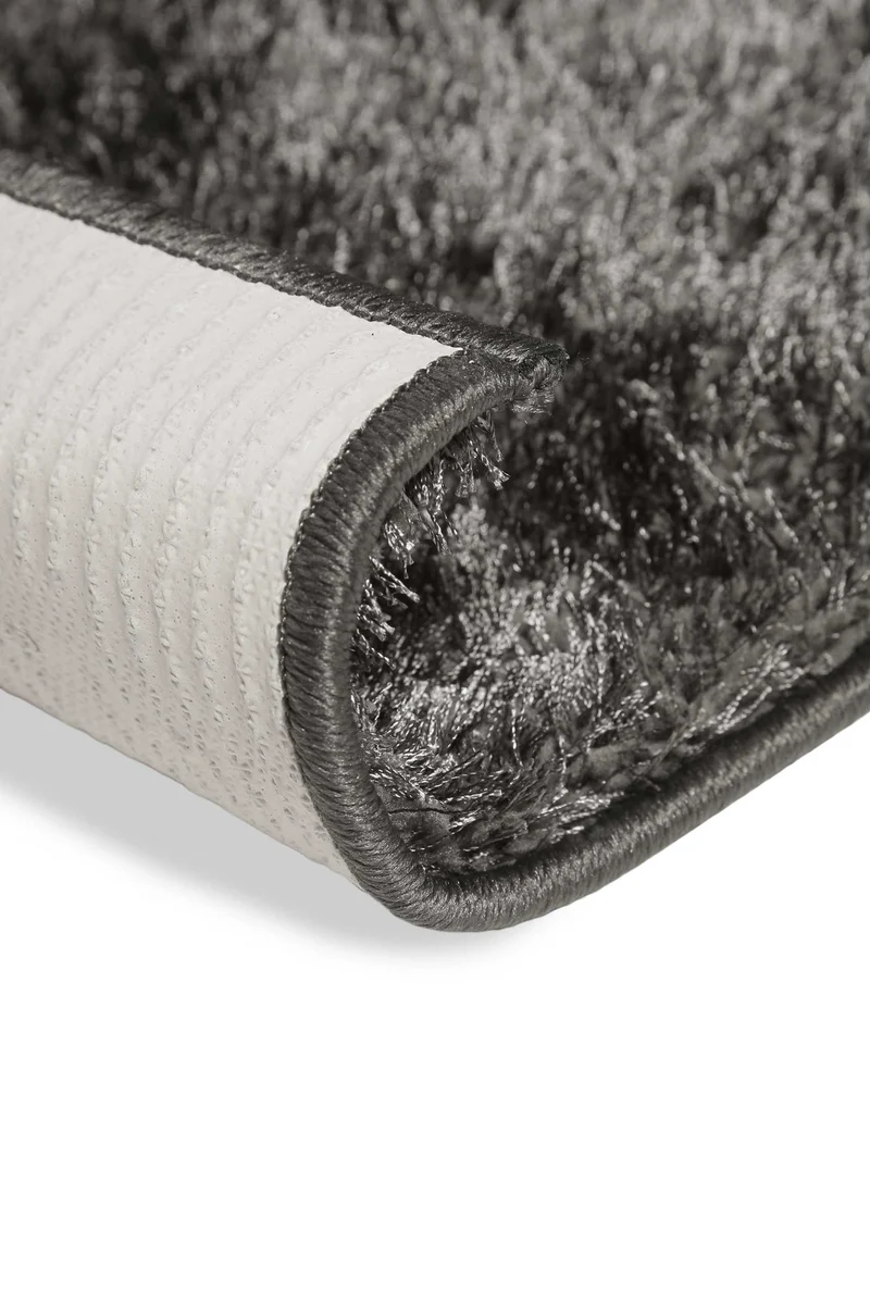 Teppich Anthrazit Hochflor "Fanny" WECONhome Basics