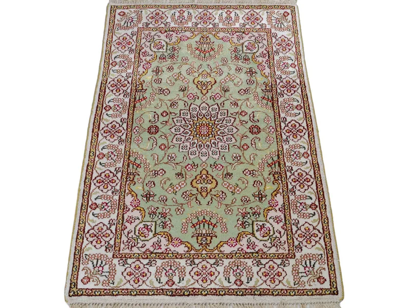 China Seide Teppich 63x92cm - Orientteppich - sand