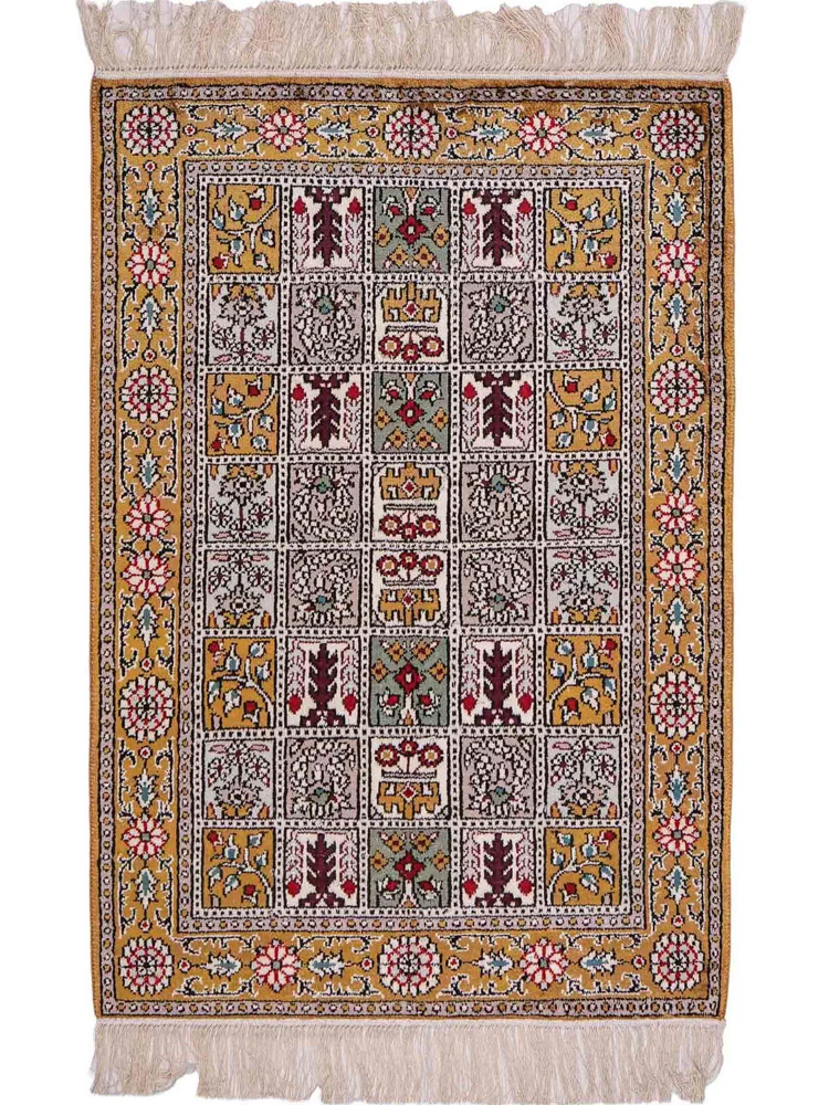 China Seide Teppich 63x93cm - Orientteppich - mehrfarbig