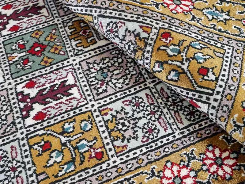 China Seide Teppich 63x93cm - Orientteppich - mehrfarbig